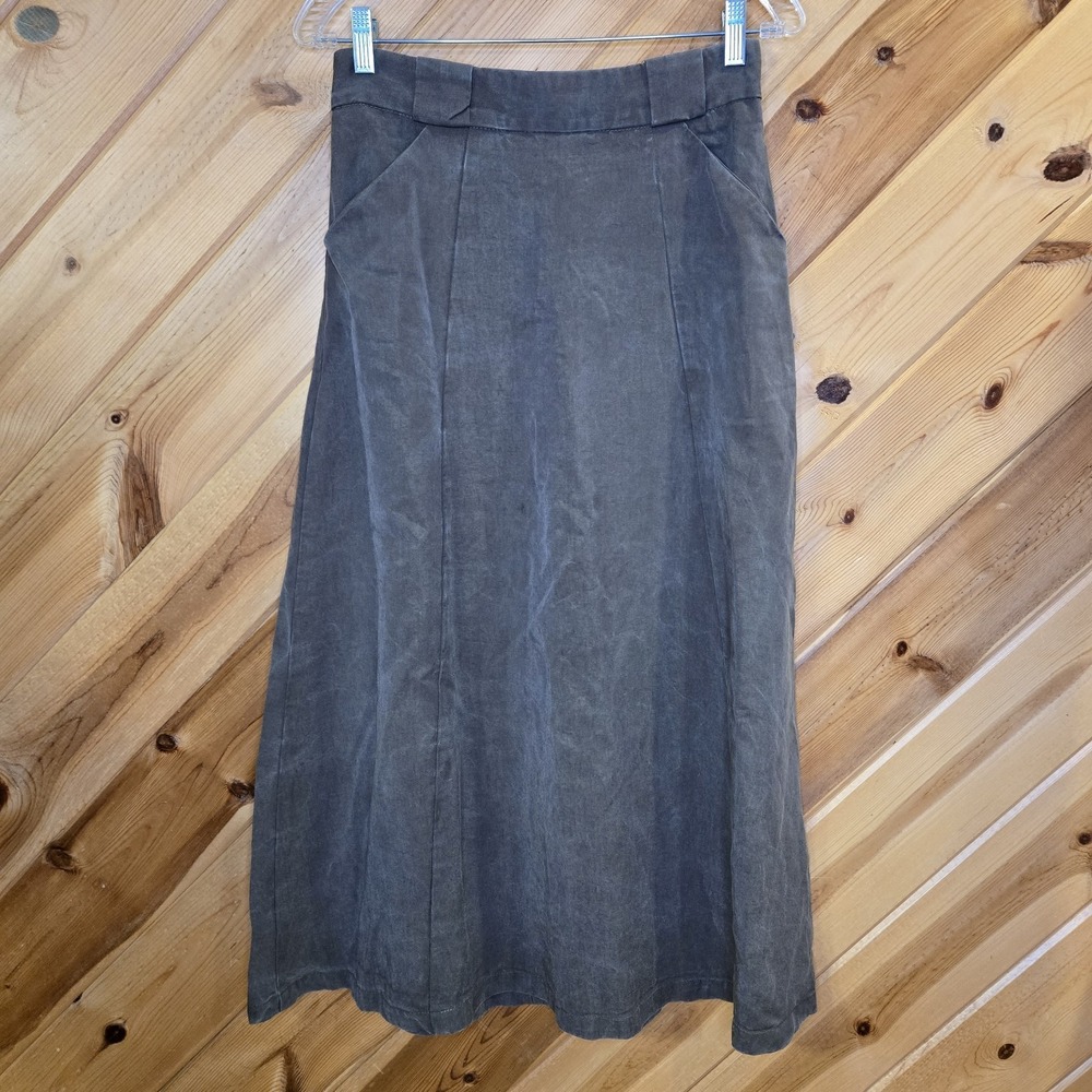 Field Day Oakland Green Midi Maxi Womens Skirt Size Medium